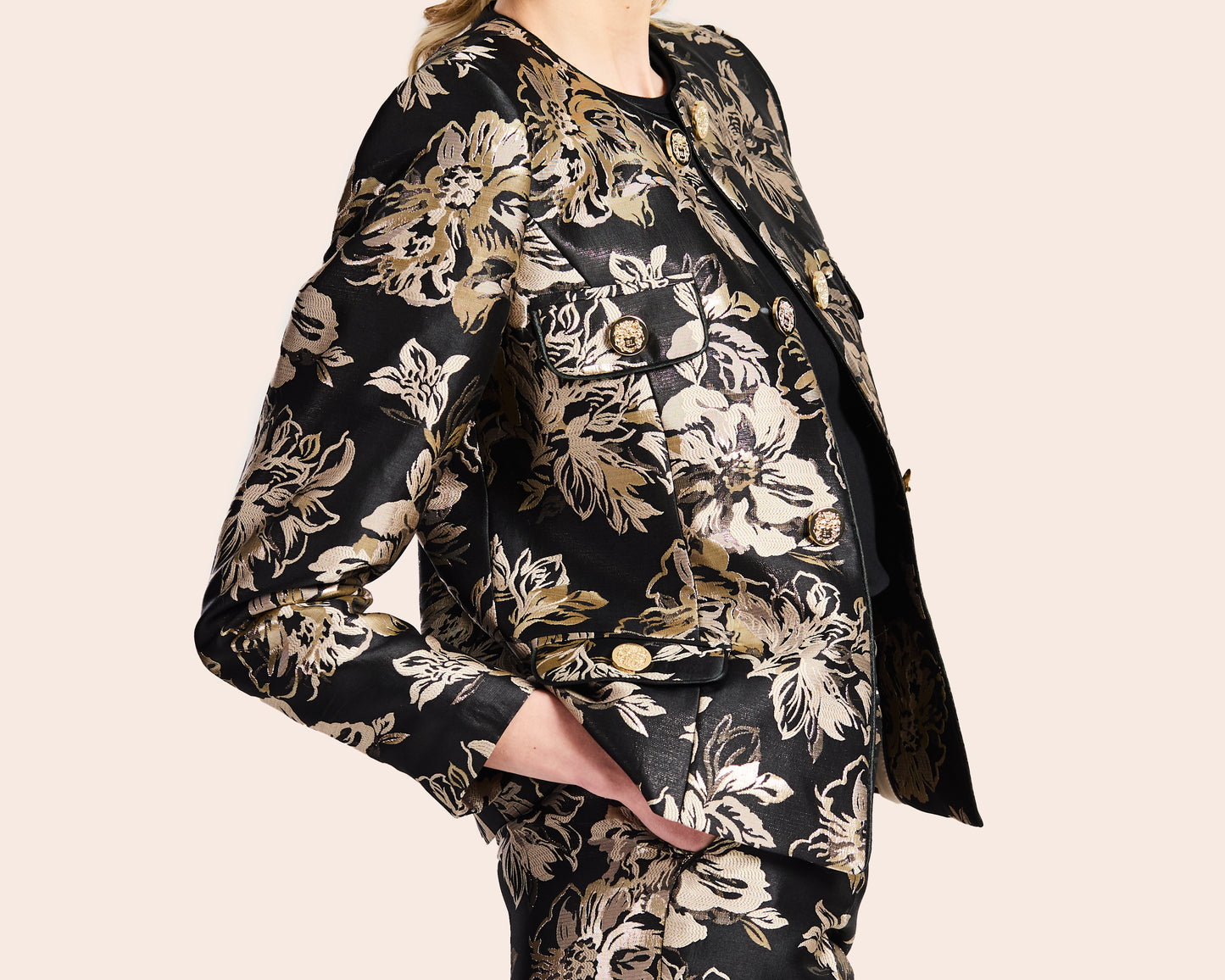 Floral Two Piece Suit
