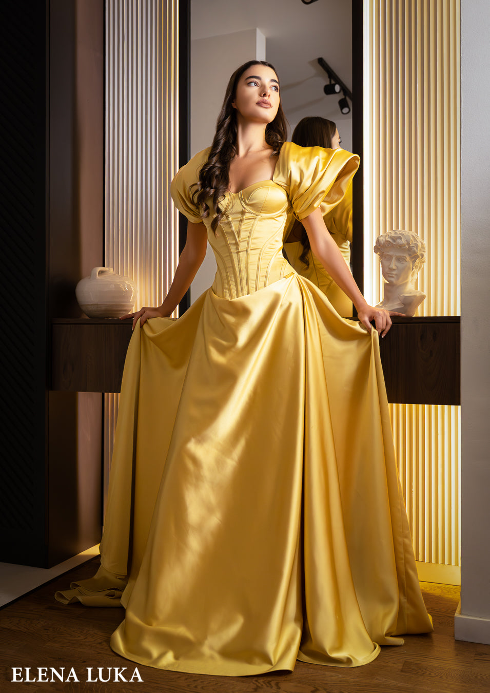 Golden Lumière Gown