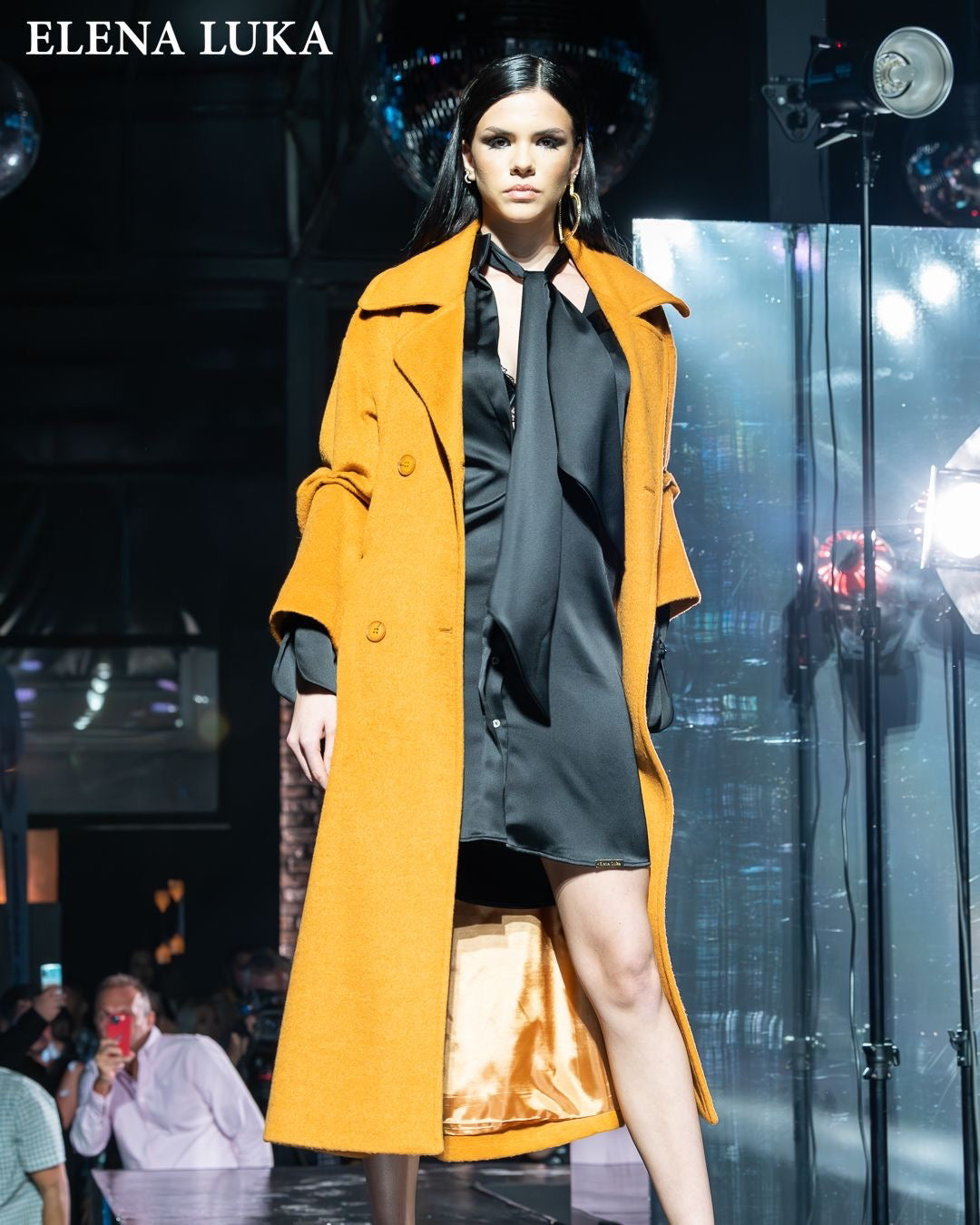 Satin Shirt Dress