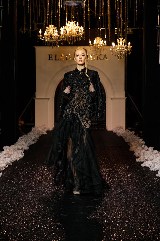 "Nocturnal Opulence" Gown