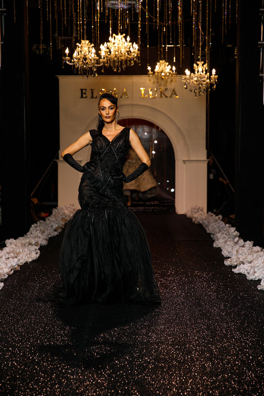 "Midnight Serenade" Gown