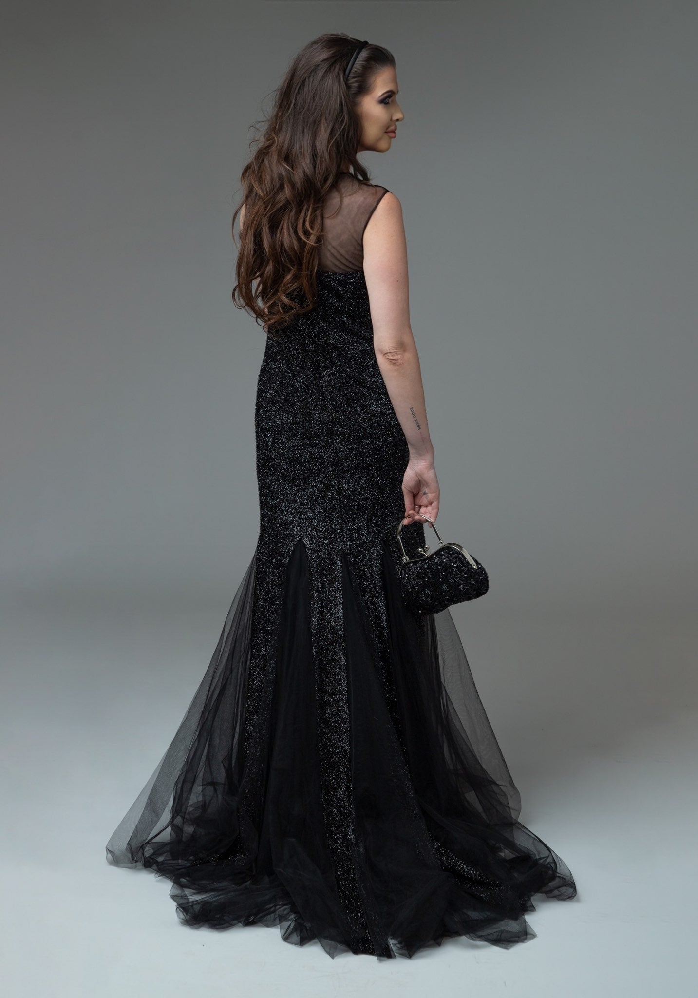 Long black dress