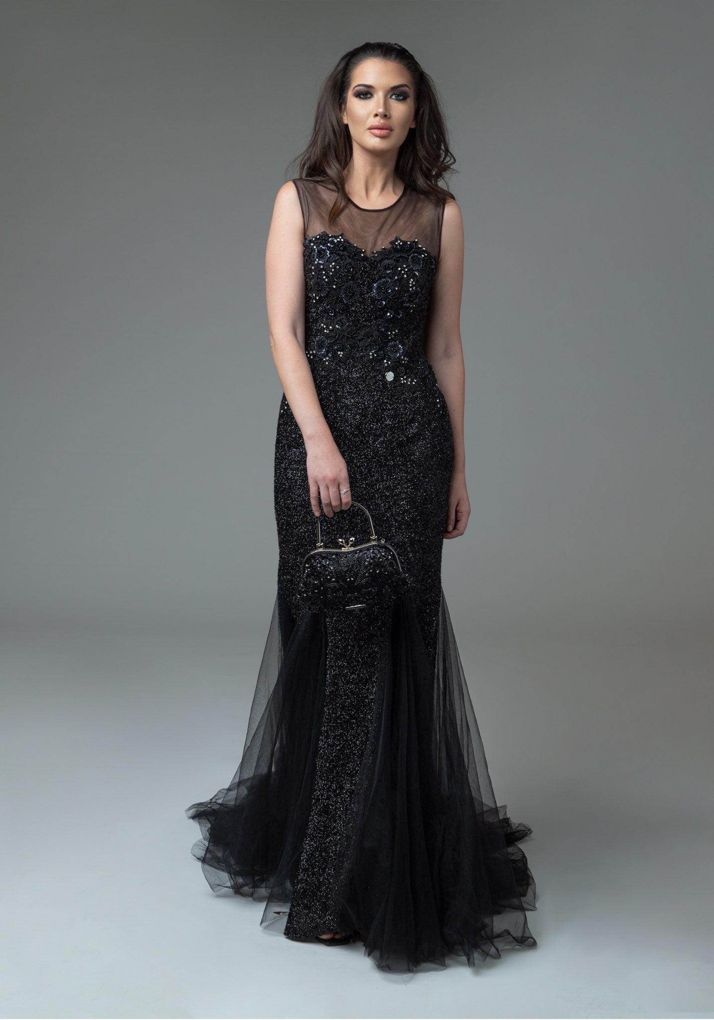 Long black dress