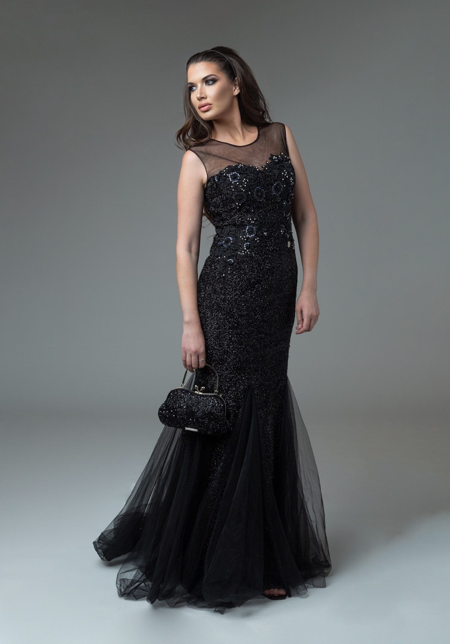 Long black dress