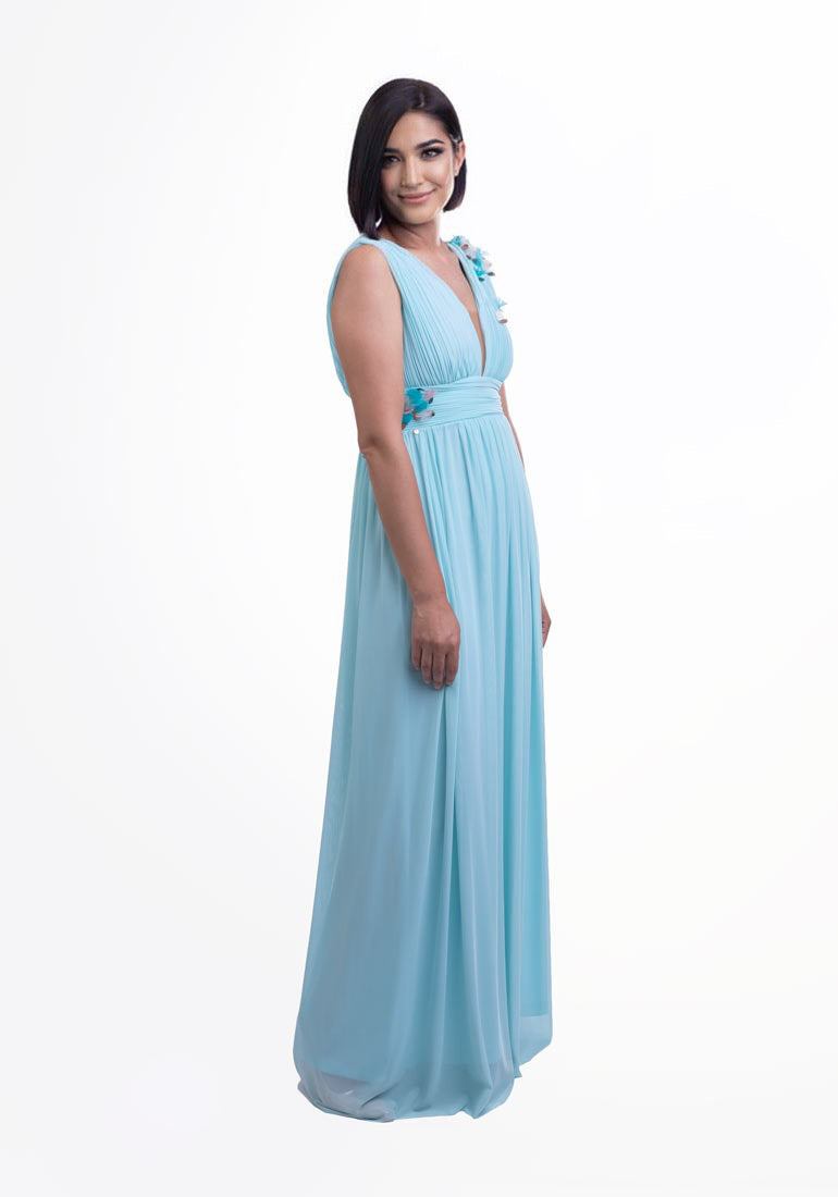 Blue dress