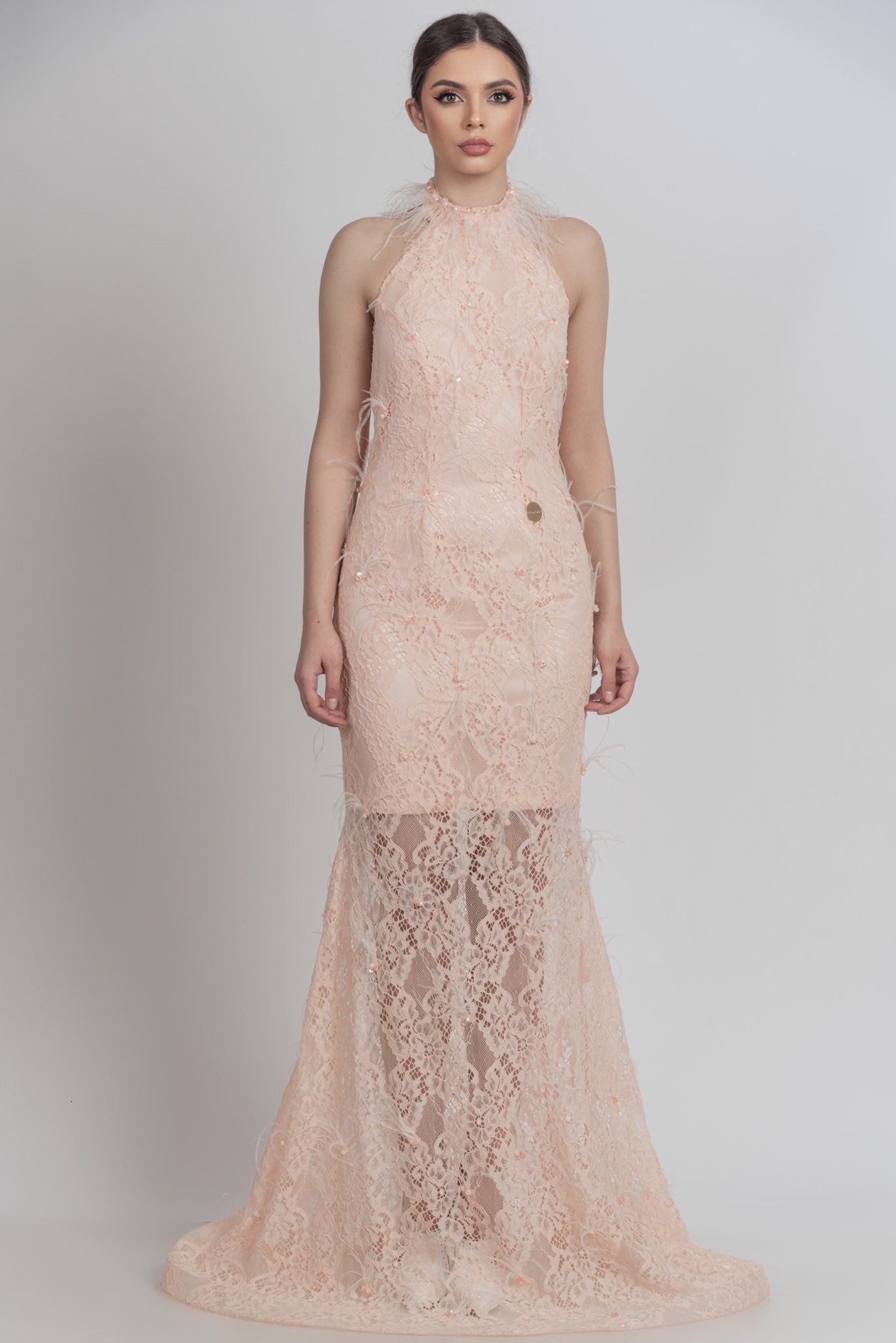 Long lace dress