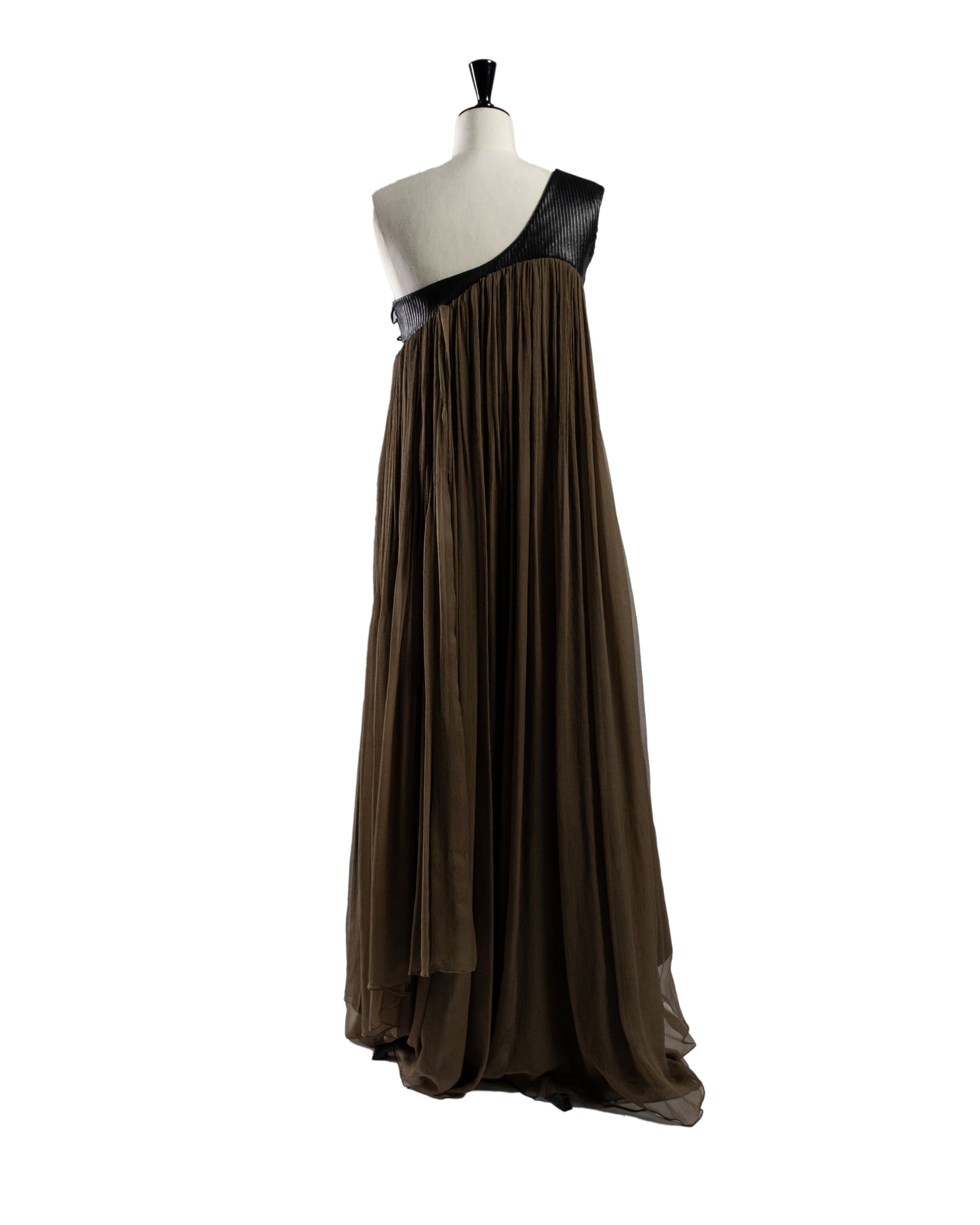 Long one shoulder dress