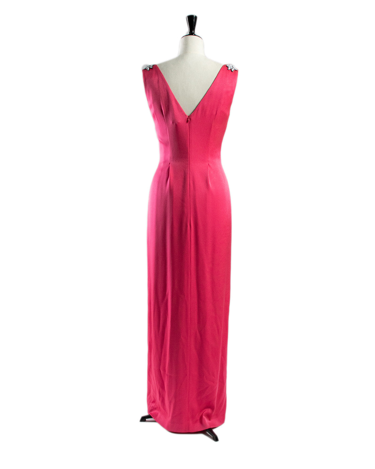 Long magenta dress