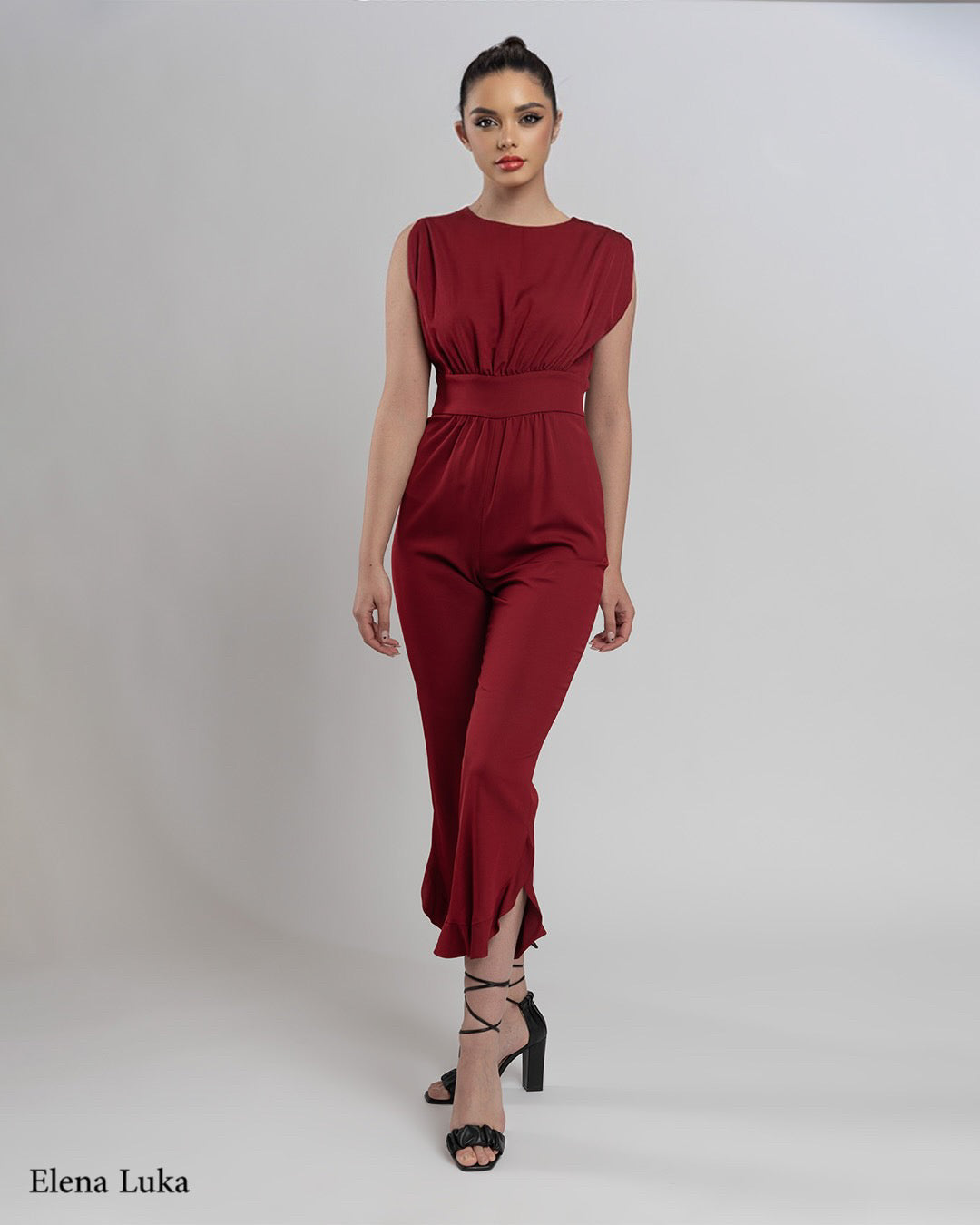 Red jumpsuit
