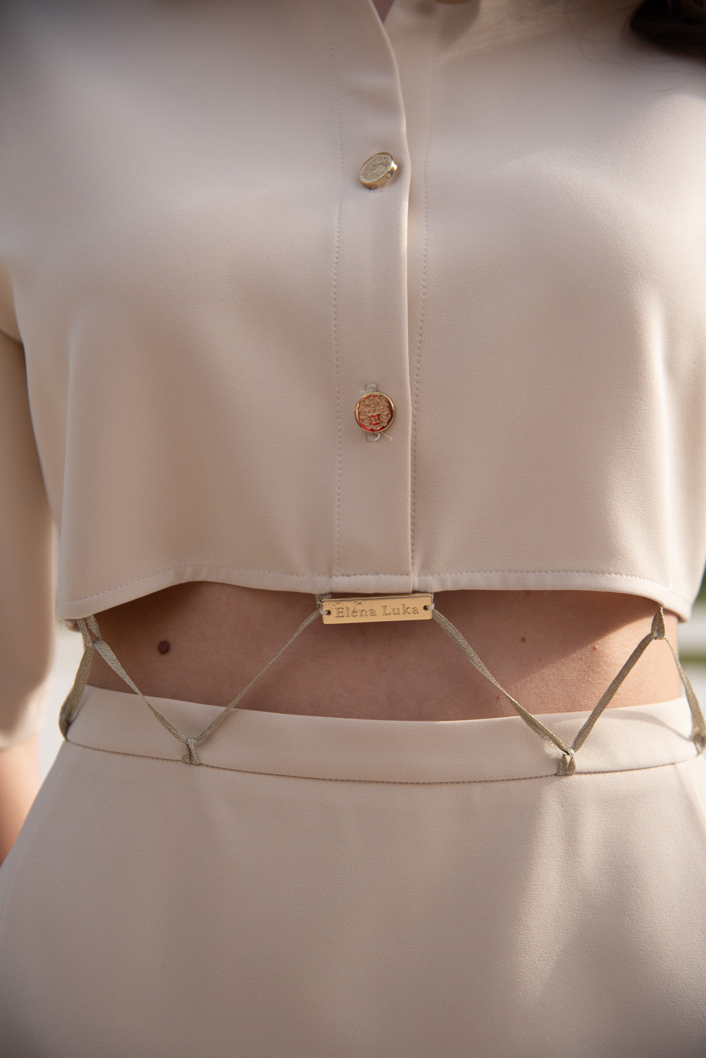 Two-piece spring dress