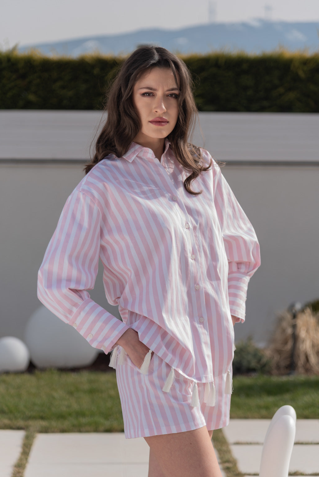 Pink & White co-ord