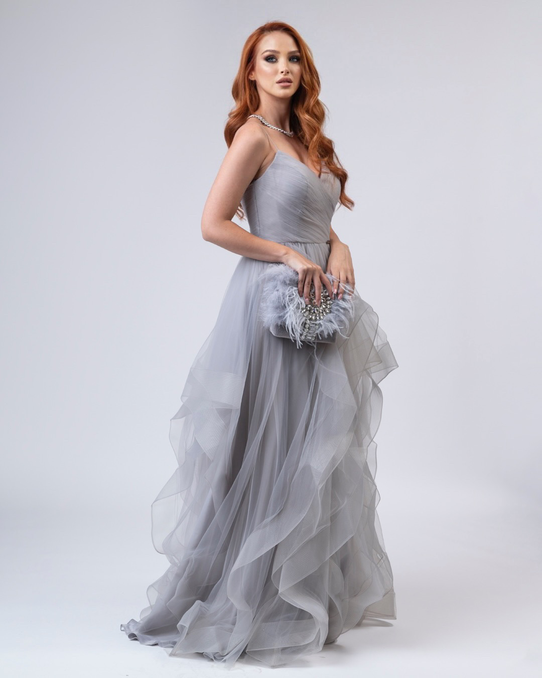 Gray gown