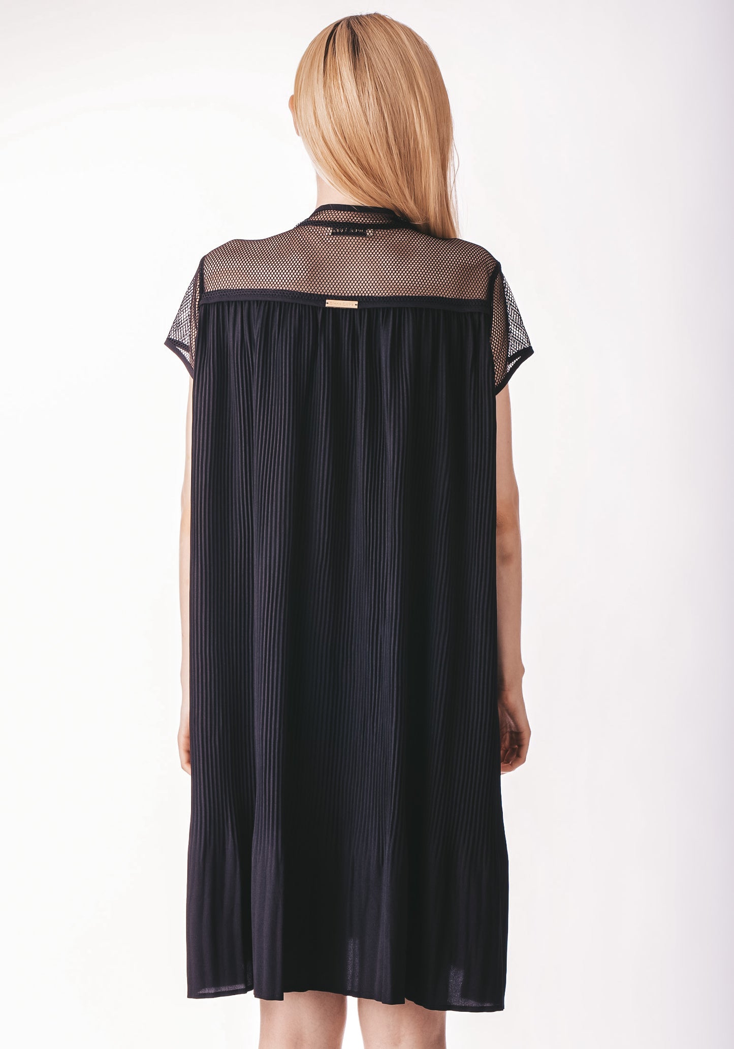 Pleated Shirt Dress