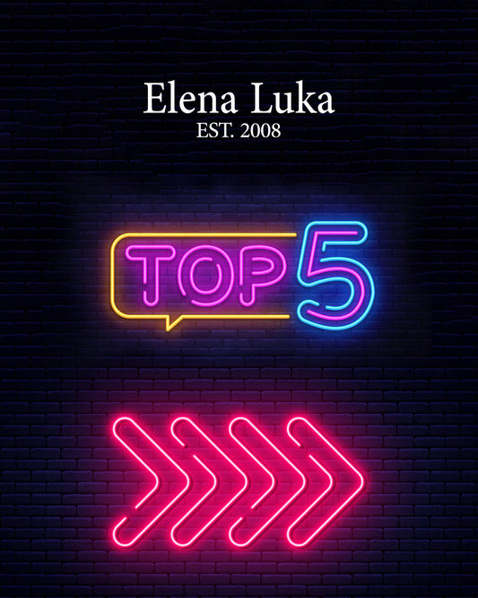 Top 5 Best Selling Pieces