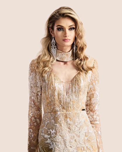 Glimmering Grace Mini Dress