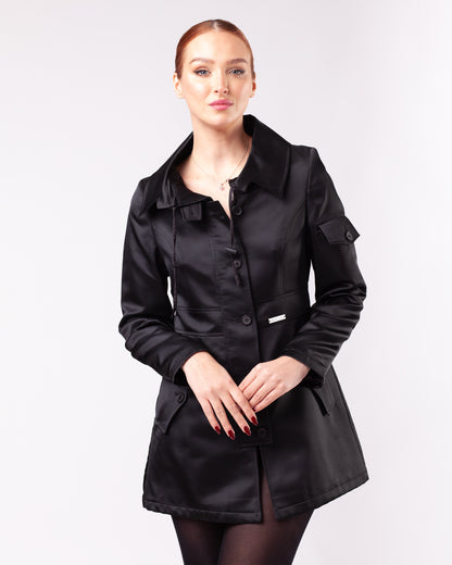 Midnight Silhouette Trench