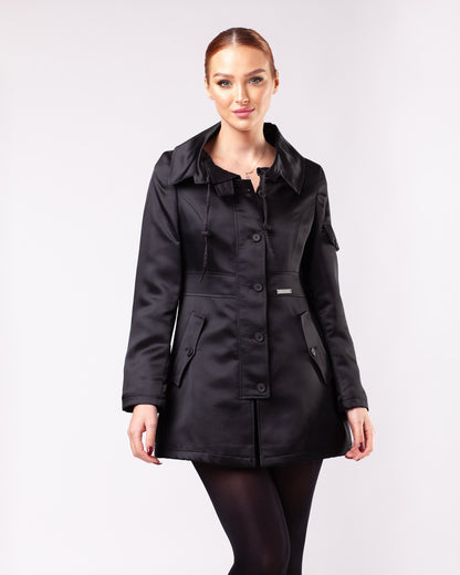 Midnight Silhouette Trench