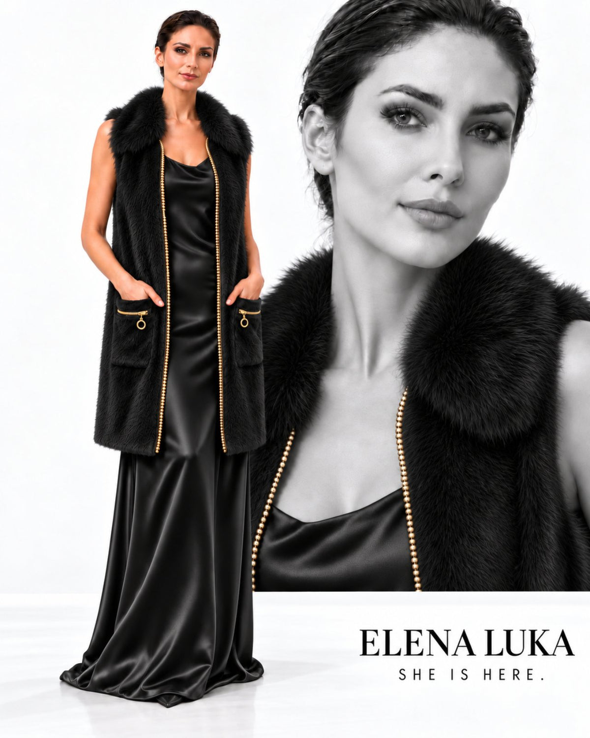 Elena Luka Еlan Royale Plush Coat