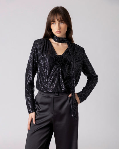 Nocturne Rose Blouse