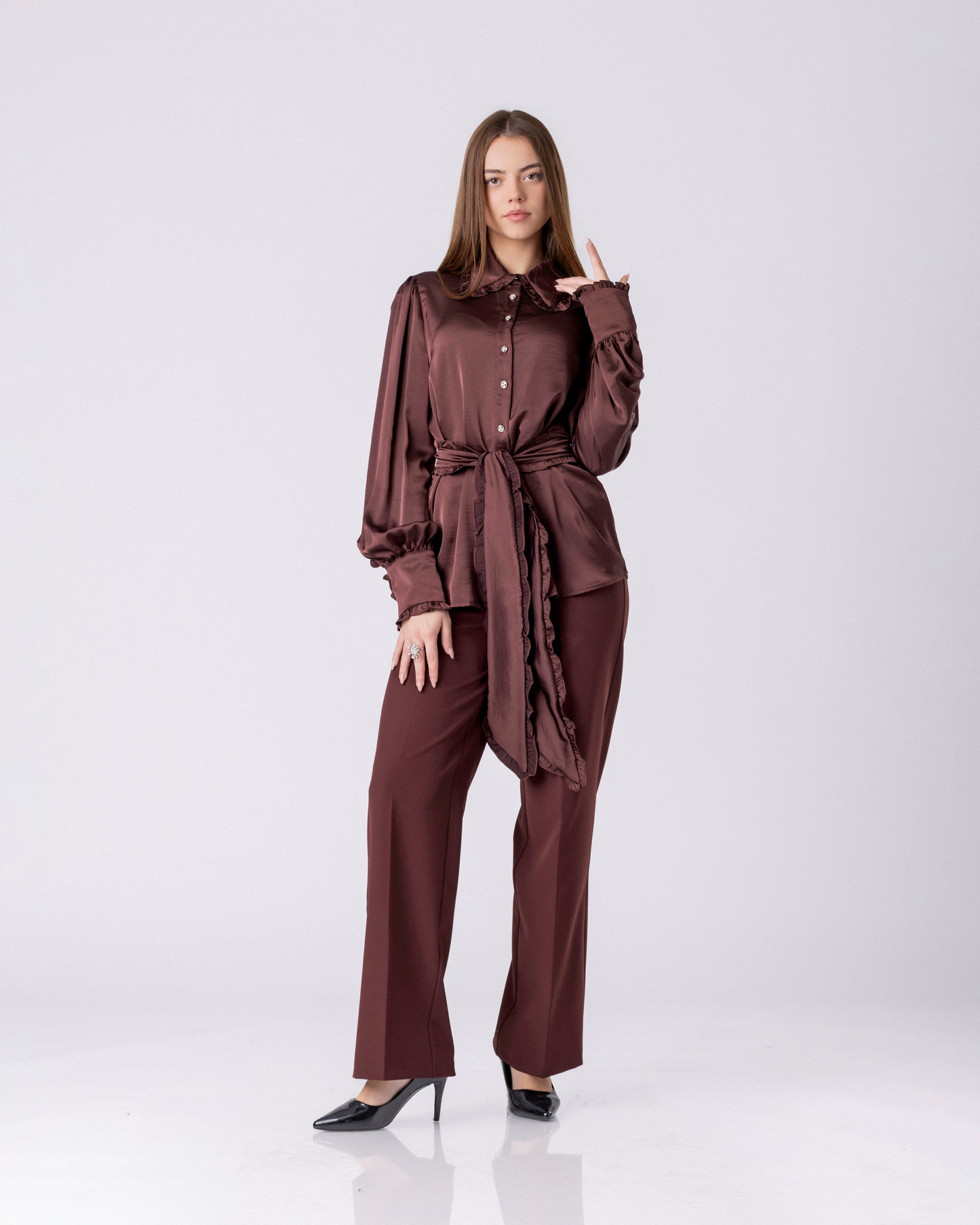 Soraq Satin Blouse
