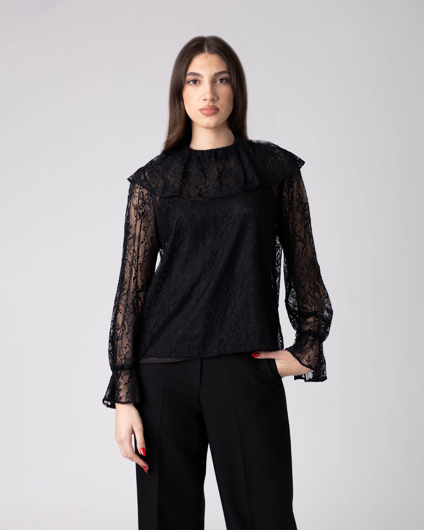 Noctelle Lace Top