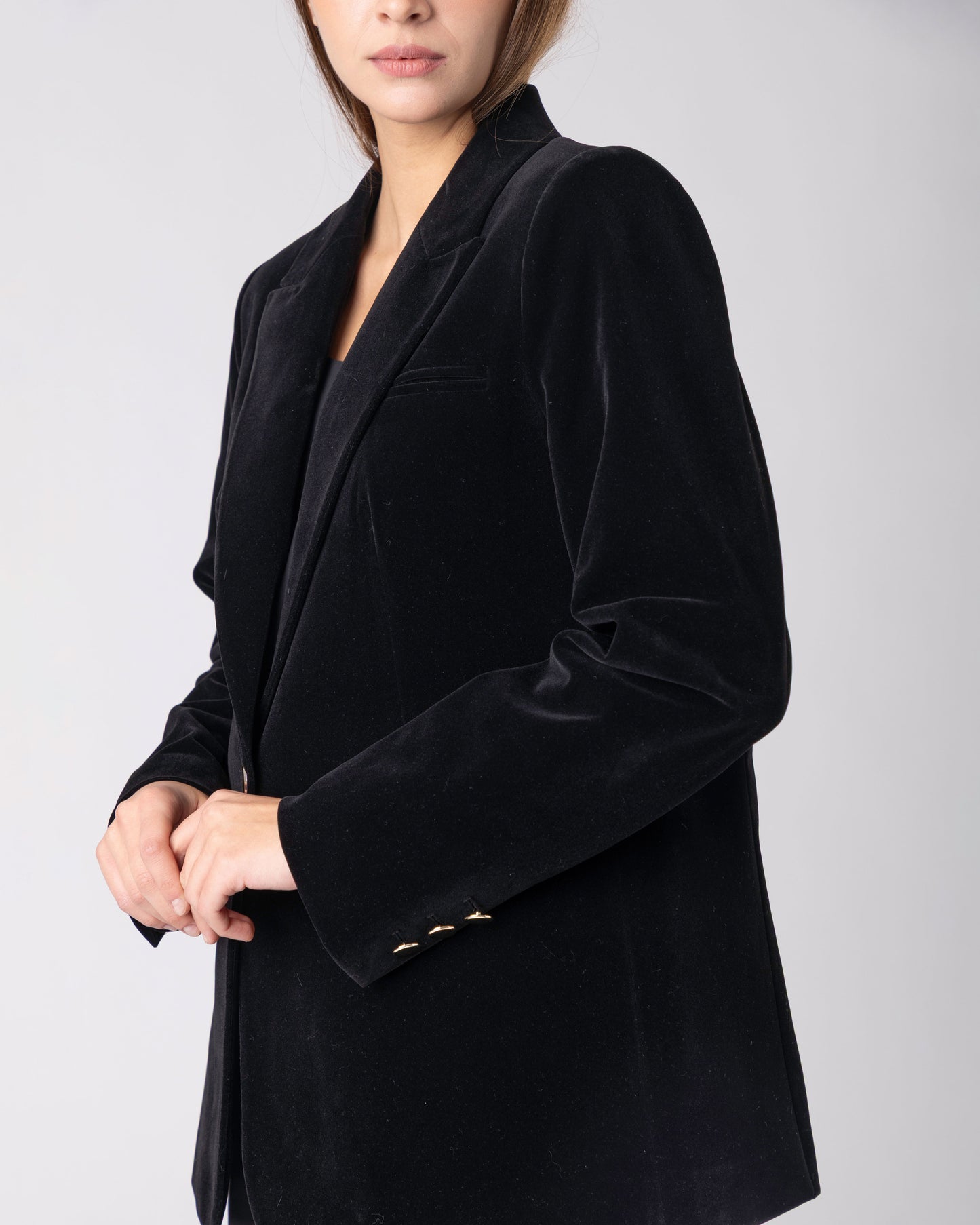 Karvyn Velvet Tailored Blazer