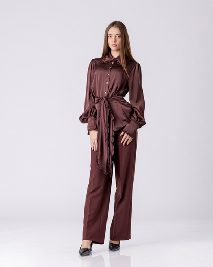 Soraq Satin Blouse