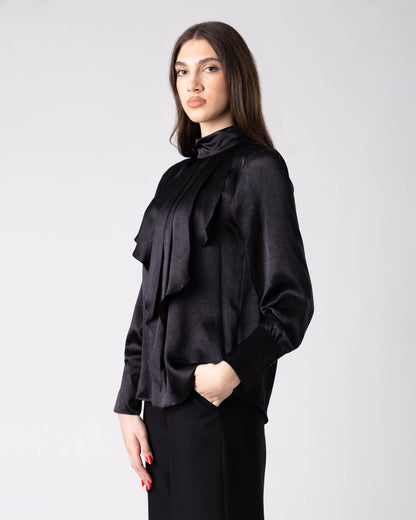 Obsidia Satin Shirt