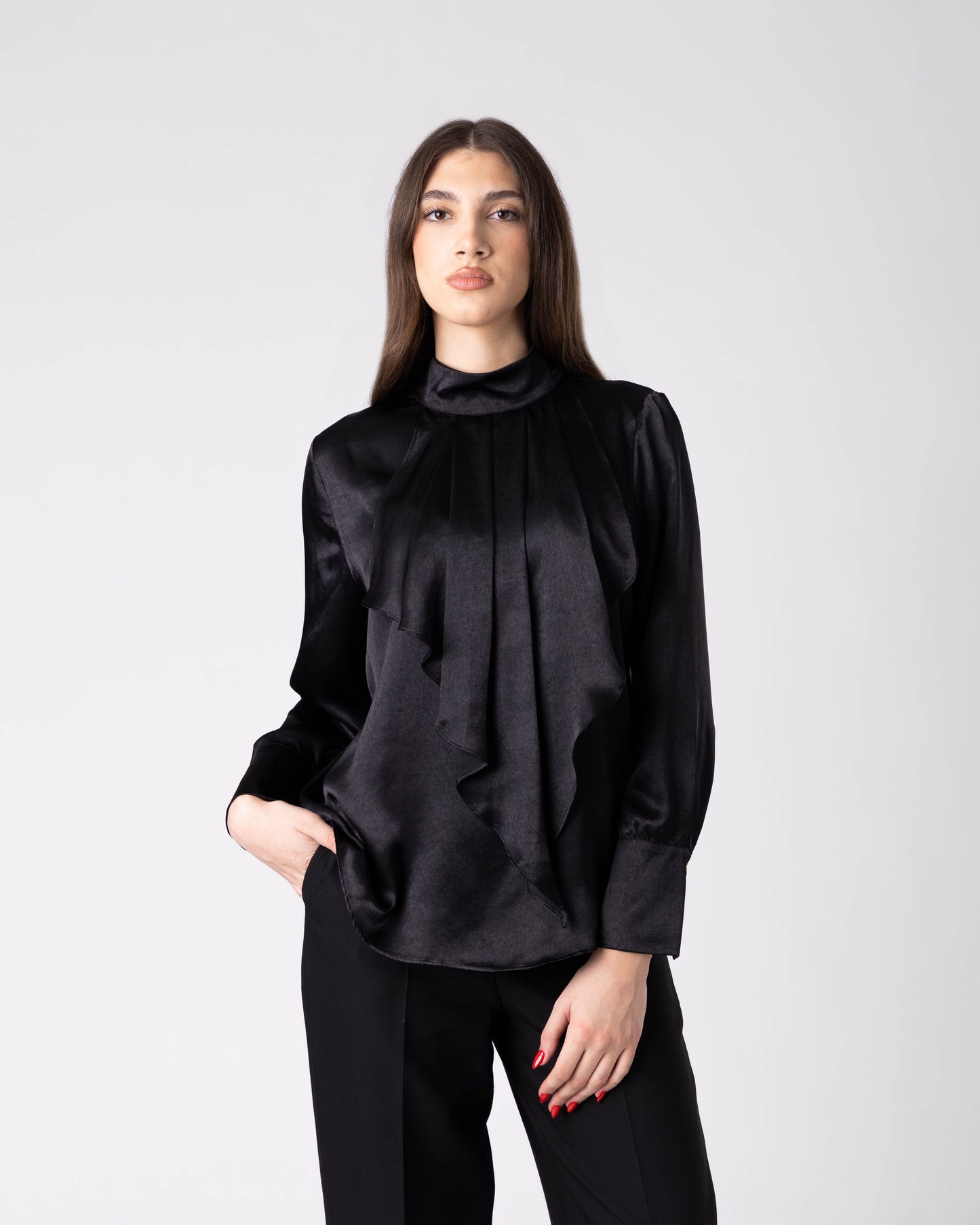Obsidia Satin Shirt