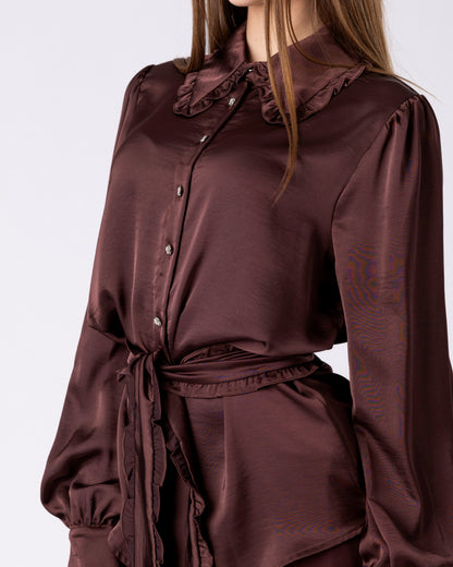 Soraq Satin Blouse