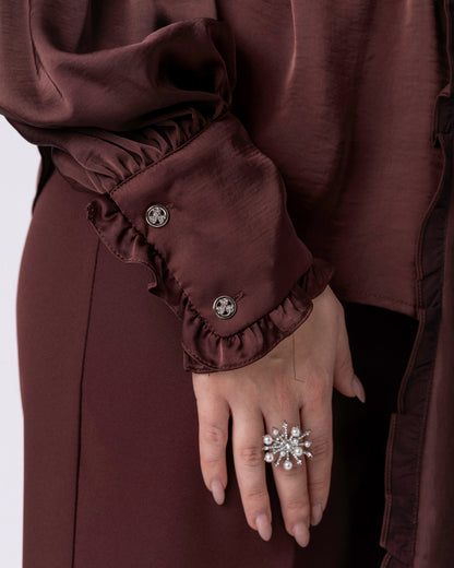 Soraq Satin Blouse
