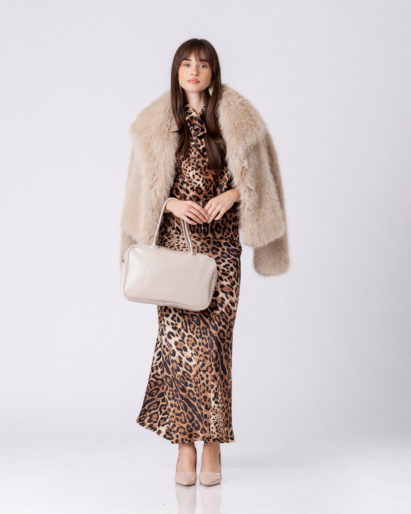 Elixa Short Faux-Fur Coat