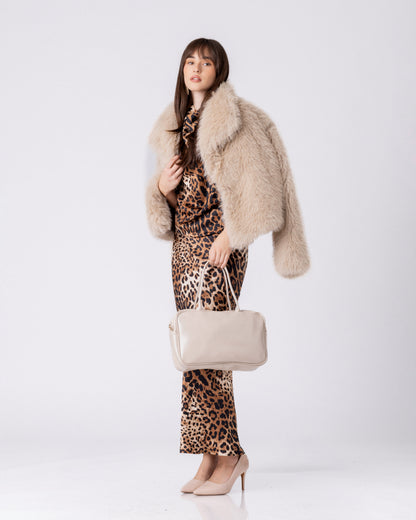 Elixa Short Faux-Fur Coat