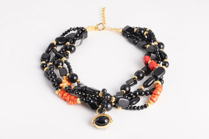 NOIR CORAL Necklace