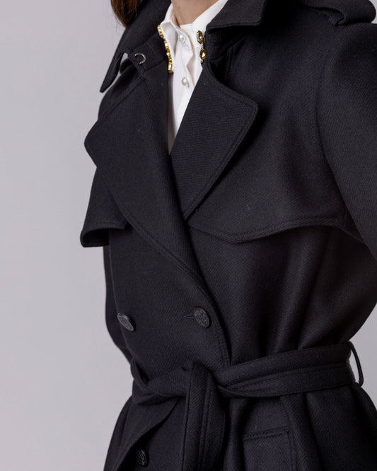 Midnight Authority Coat