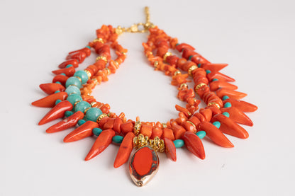 CORAL MIRAGE Necklace
