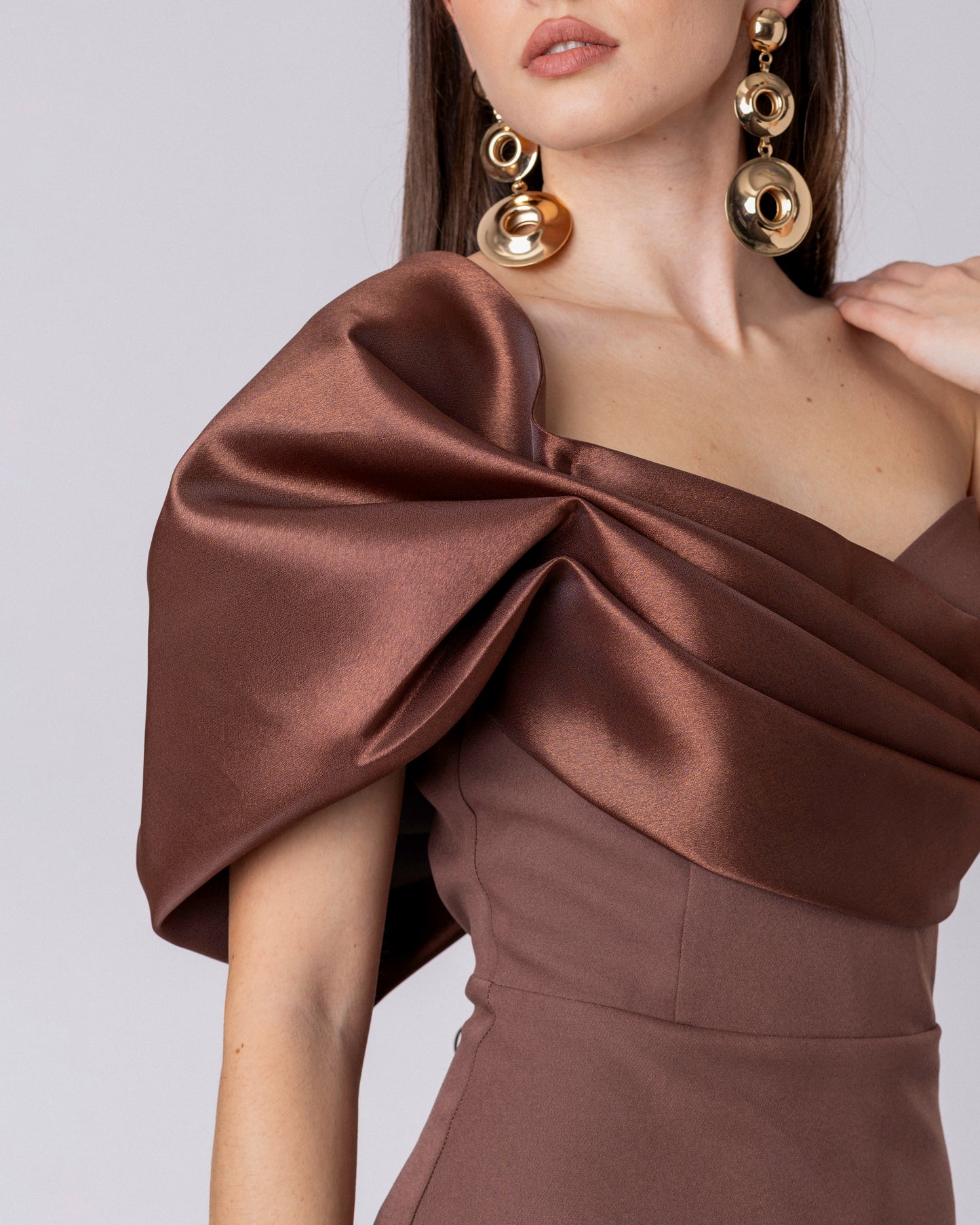 Bronze Sculpted Elegance Midi