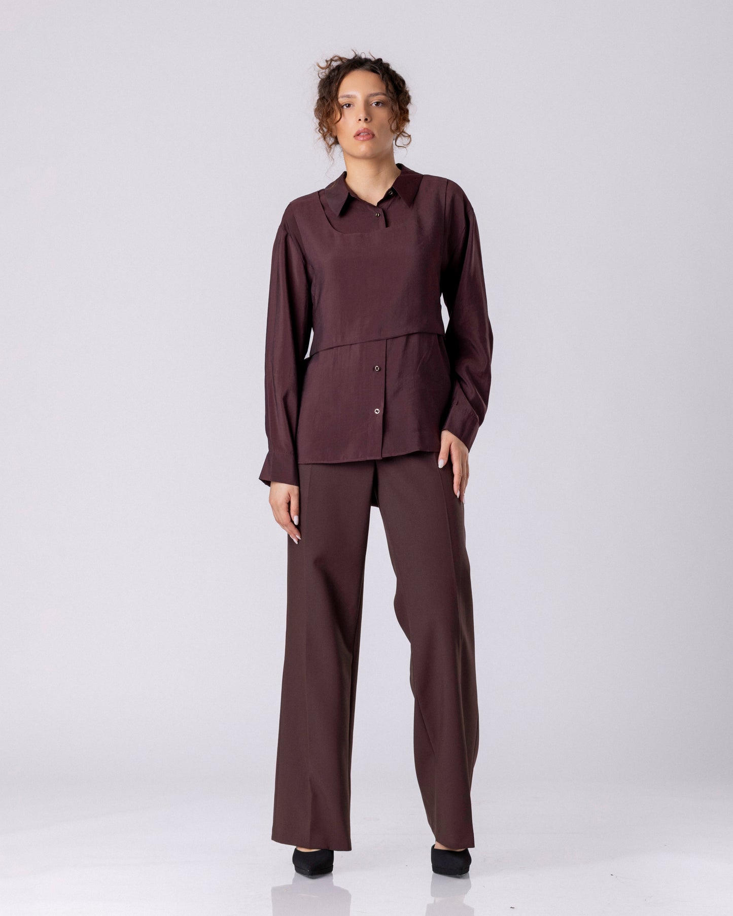 Structured Layered Shirt