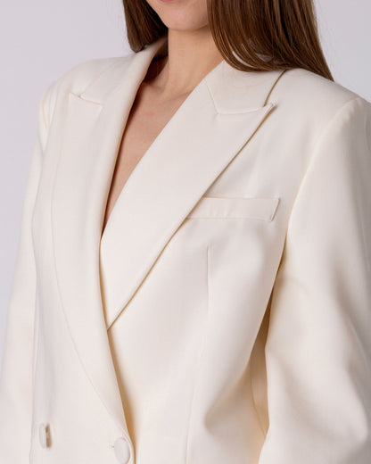 The Ivory Lace-Back Power Ensemble