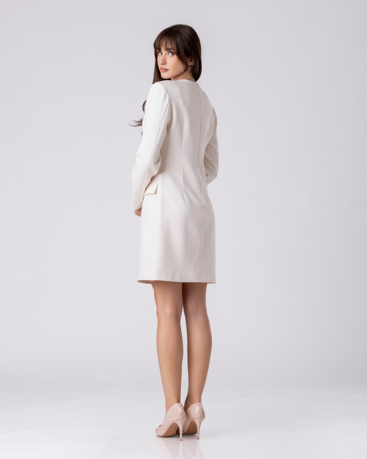 The Ivory Command Dress