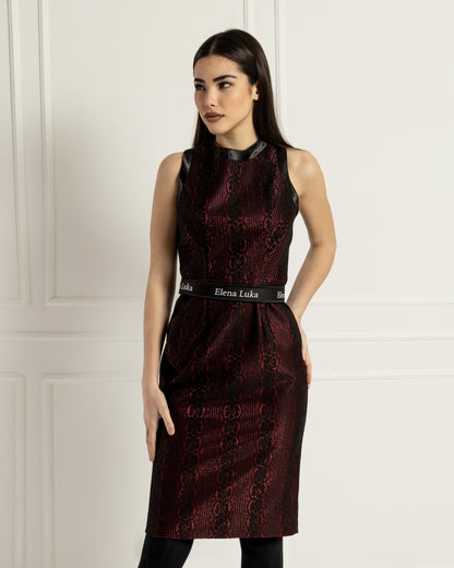 Scarlet Serpent Dress