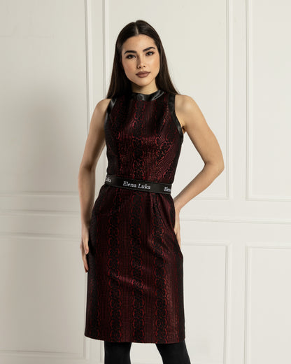 Scarlet Serpent Dress