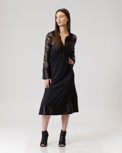 Midnight Lace Symphony Dress