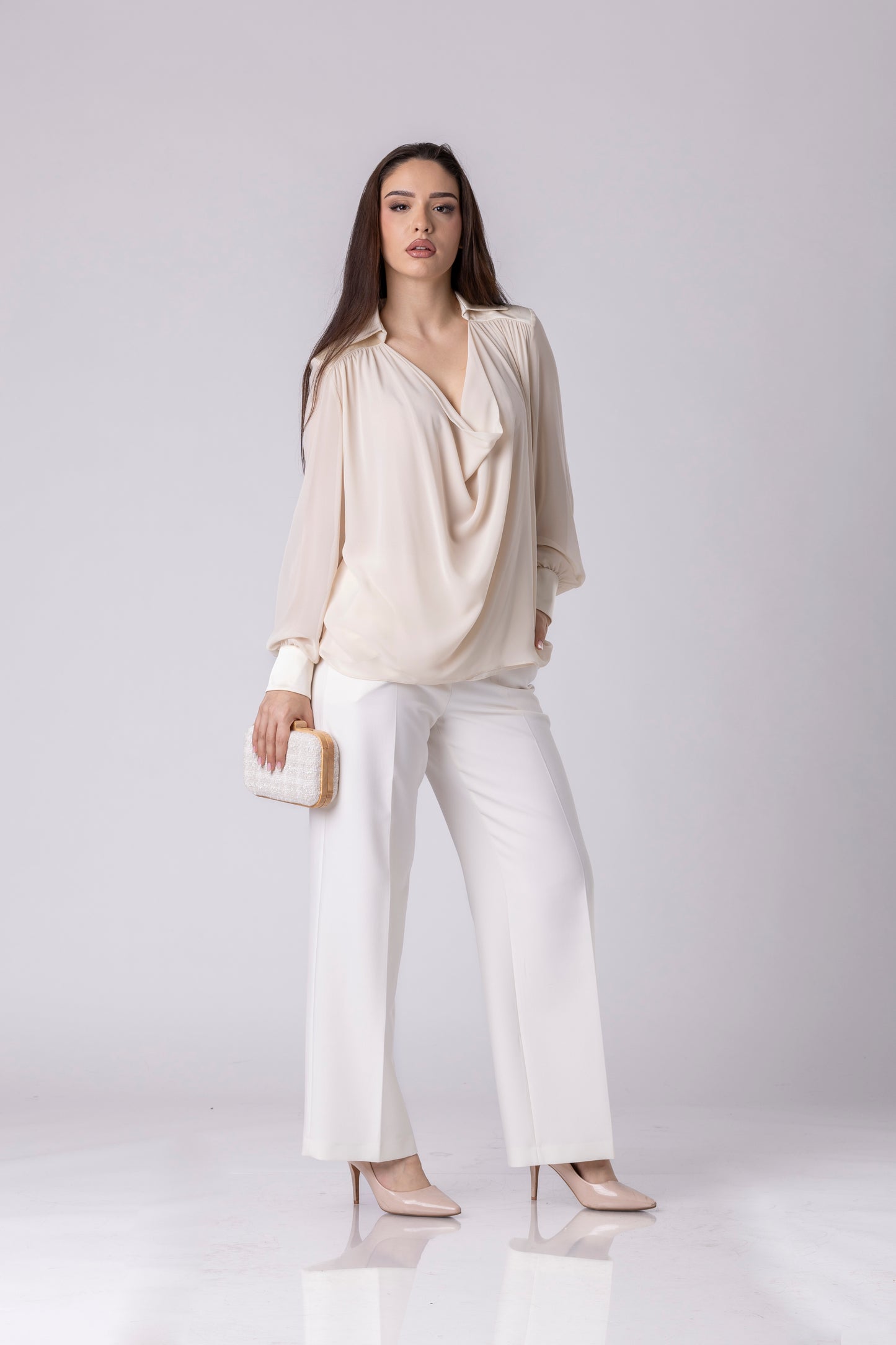 Averin Drape Blouse