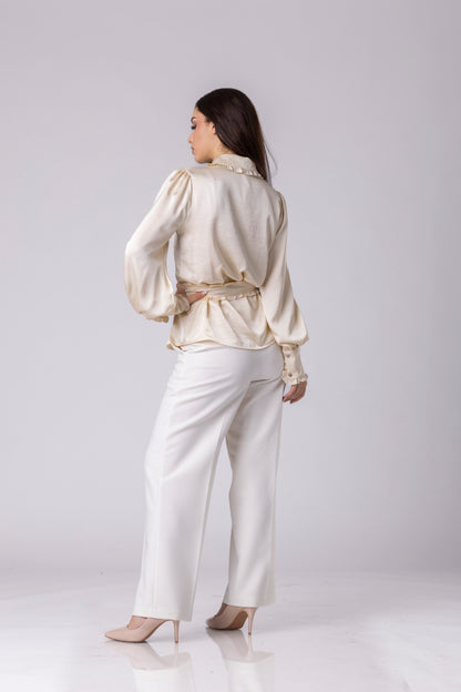 Edria Satin Blouse