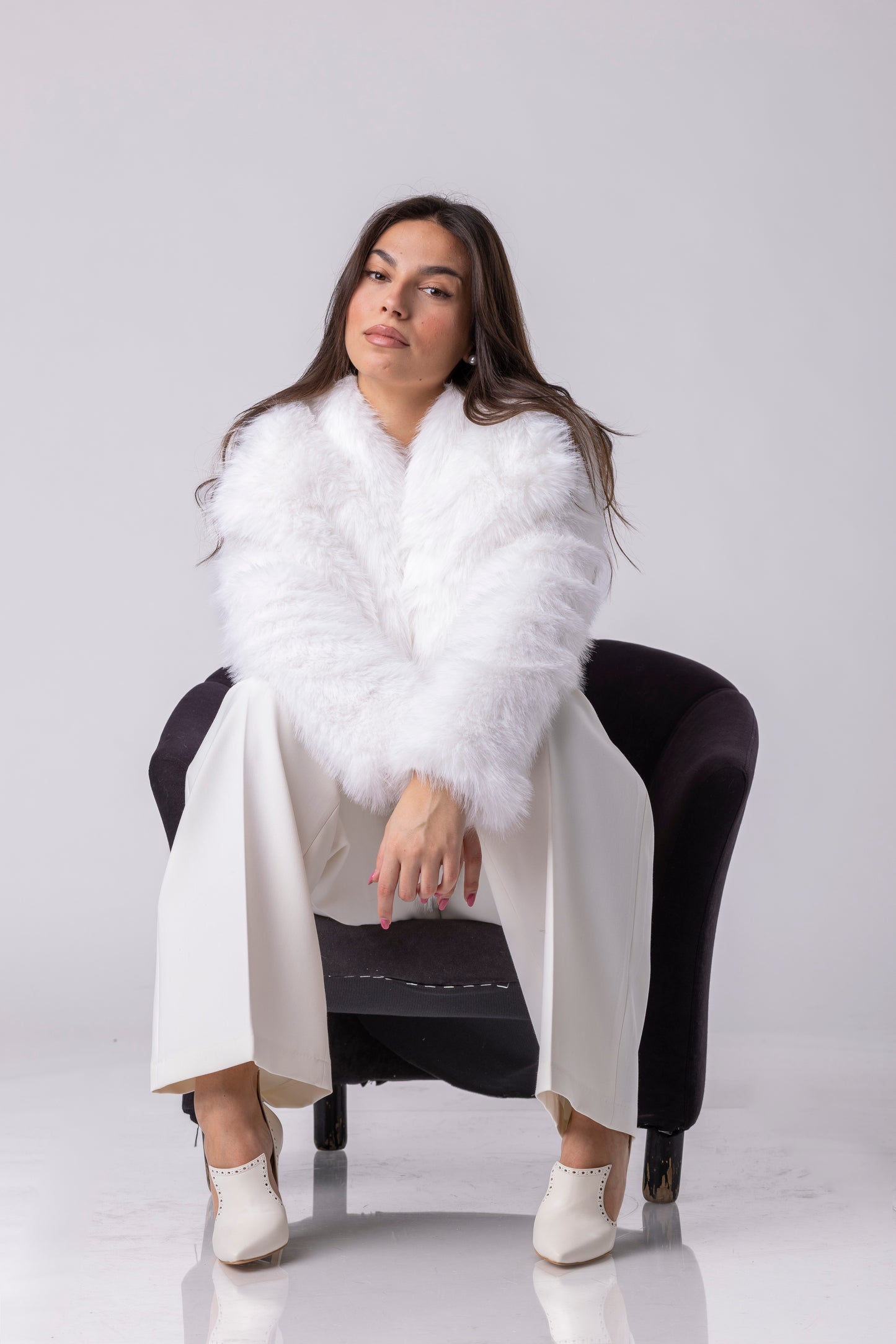 Sana Short Faux-Fur Coat