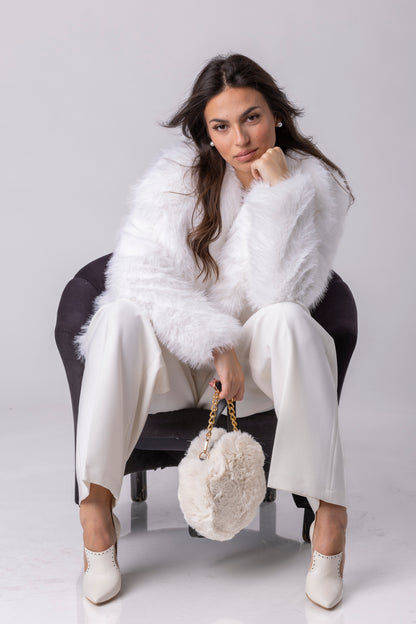 Sana Short Faux-Fur Coat