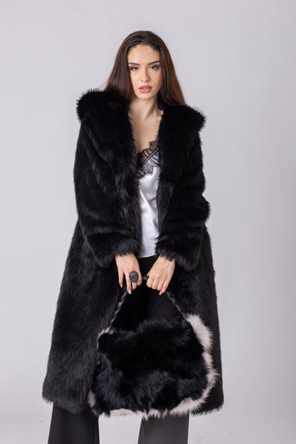 Noirelle Faux Fur Coat