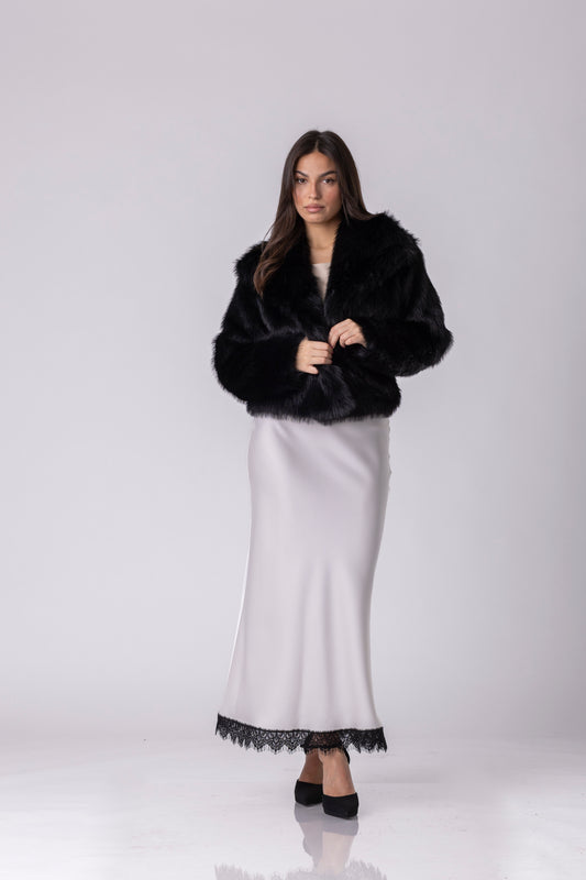 Zavo Short Faux-Fur Coat