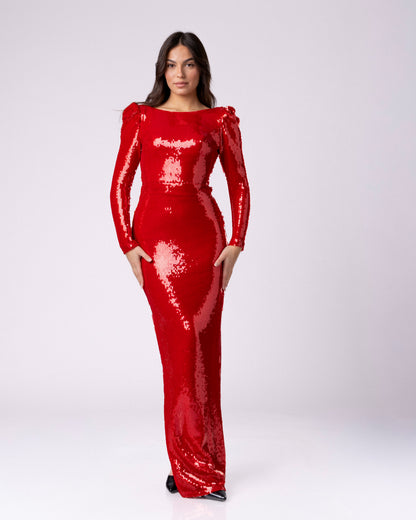 Calira Sequin Gown